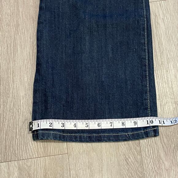 Womens Jeans 14 Wide Leg Y2K 90s Flared Boot Cut Comfort Relaxed Fit Casual - Picture 6 of 8